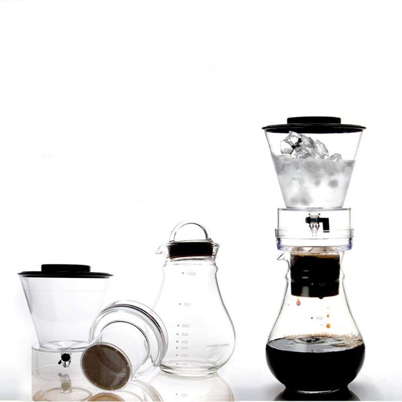 1000ml Glass Kaldt Iced Drypp Brew Hjemmekaffemaskin Pot Hell Over Coffee Maker Kaffemaskin