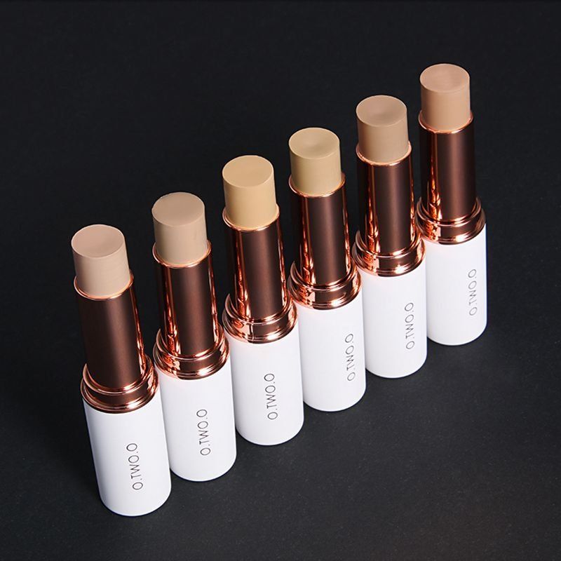 6 Farger Full Cover Concealer-klistremerke Øye Mørke Sirkler Creme Face Whiten Brighten Makeup