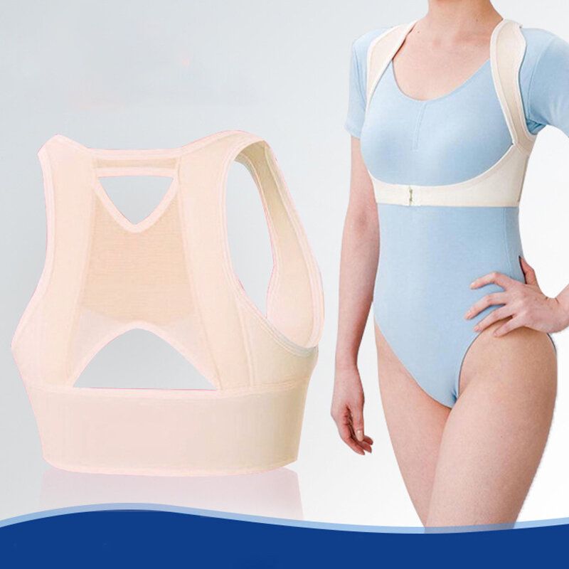 Justerbart Posture Corrector Belte Kvinner Bryst Ryggstøtte Anti Humpback Beauty Chest Corset