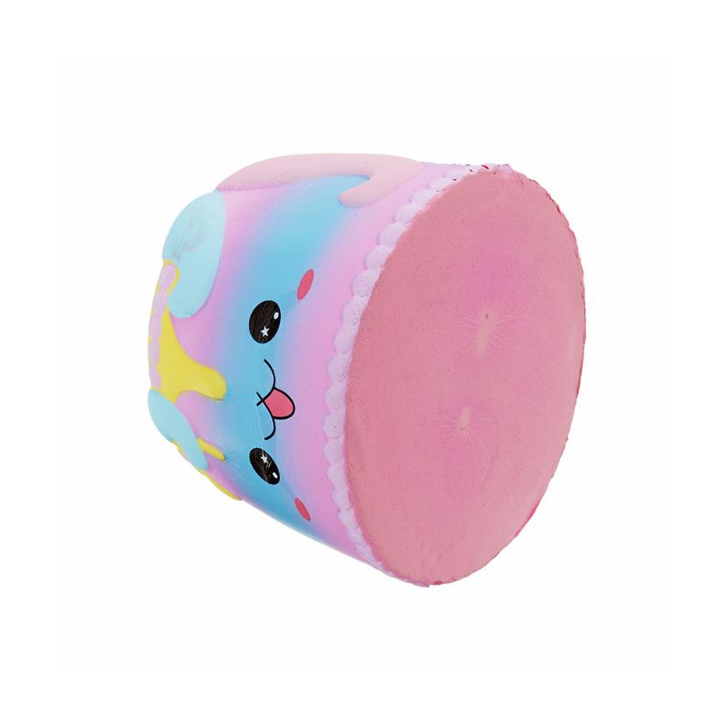 Kawaii Crown Cake Squishy Søt Soft Solw Rising Toy Tegneserie Gavesamling Med Innpakning