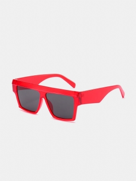 Kvinners Flerfargede Fshion-kjørebriller Firkantede Solbriller Med Retroinnfatning