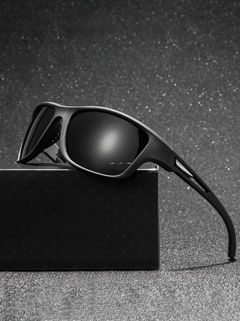 Menn Bred Side Full Frame Anti-uv Polarized Casual Outdoor Sports Driving Solbriller