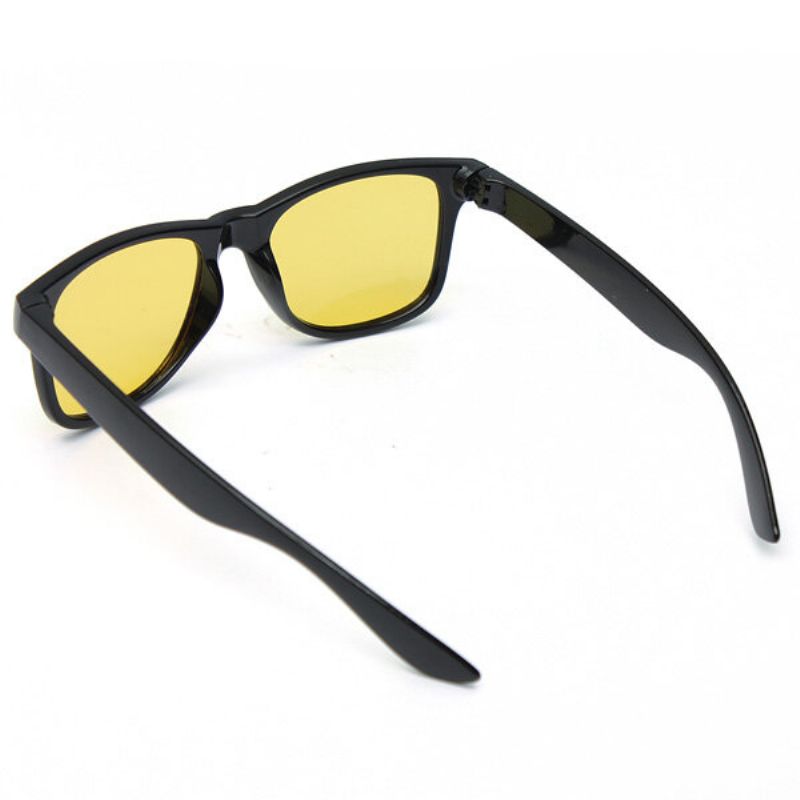 Menn Yellow Lens Night Vision Driving Briller Polariserte Solbriller Ridebriller