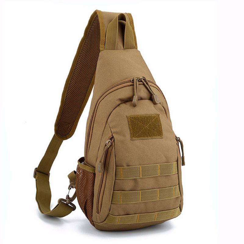 Multifunksjonell Outdoor Camouflage Tactical Sling Bag Brystveske Crossbody-veske For Menn