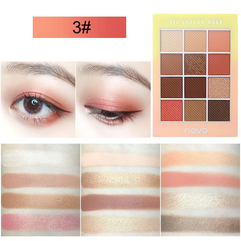 Rainbow Sugar Matte Eyeshadow Palette Maple Leaf Langvarig Øyenskyggepalett Øyemakeup