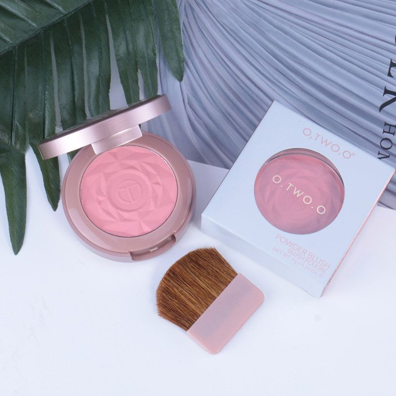 Rose Makeup Blush Langvarig Ansiktsrouge Lett Å Farge Lyse Opp Ansiktet Fin Powder Peach