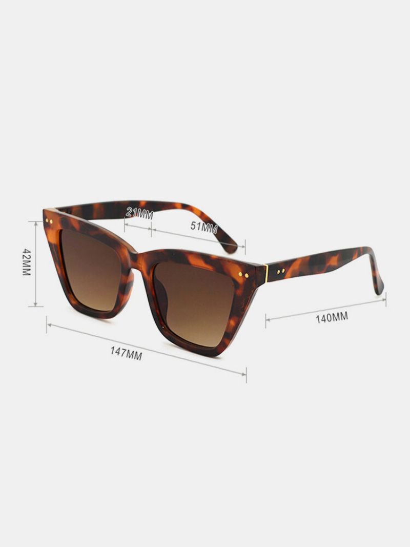 Unisex Fashion Casual Square Full Frame Uv-beskyttelsessolbriller