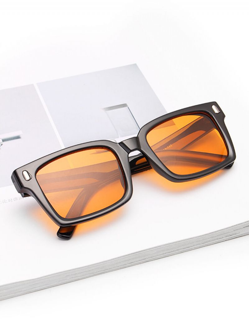 Unisex Full Square Frame Hd Anti-uv Utendørs Solskjerm Mote Solbriller