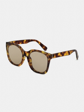 Unisex Square Full Frame Tortoiseshell Fashion Outdoor Uv-solbriller