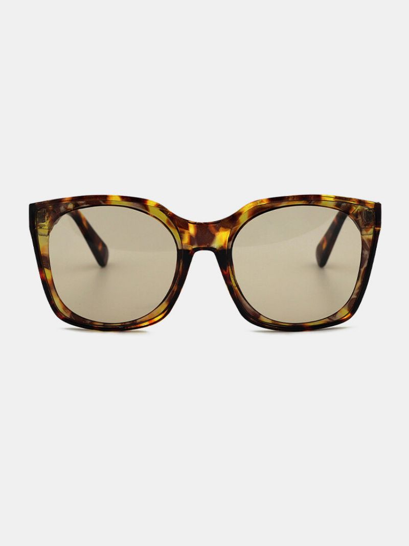 Unisex Square Full Frame Tortoiseshell Fashion Outdoor Uv-solbriller