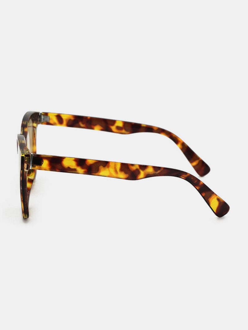 Unisex Square Full Frame Tortoiseshell Fashion Outdoor Uv-solbriller