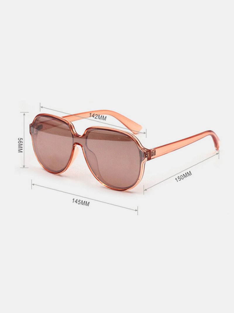 Unisex Square Full Frame Uv-beskyttelse Mote Enkle Solbriller