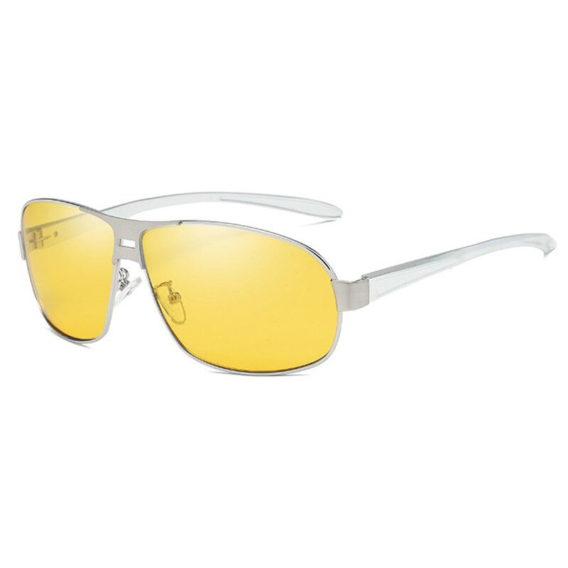 Unisex Vogue Vintage Metal Full-frame Anti-uv Solbriller Utendørs Kjøring Reise Strandsolbriller