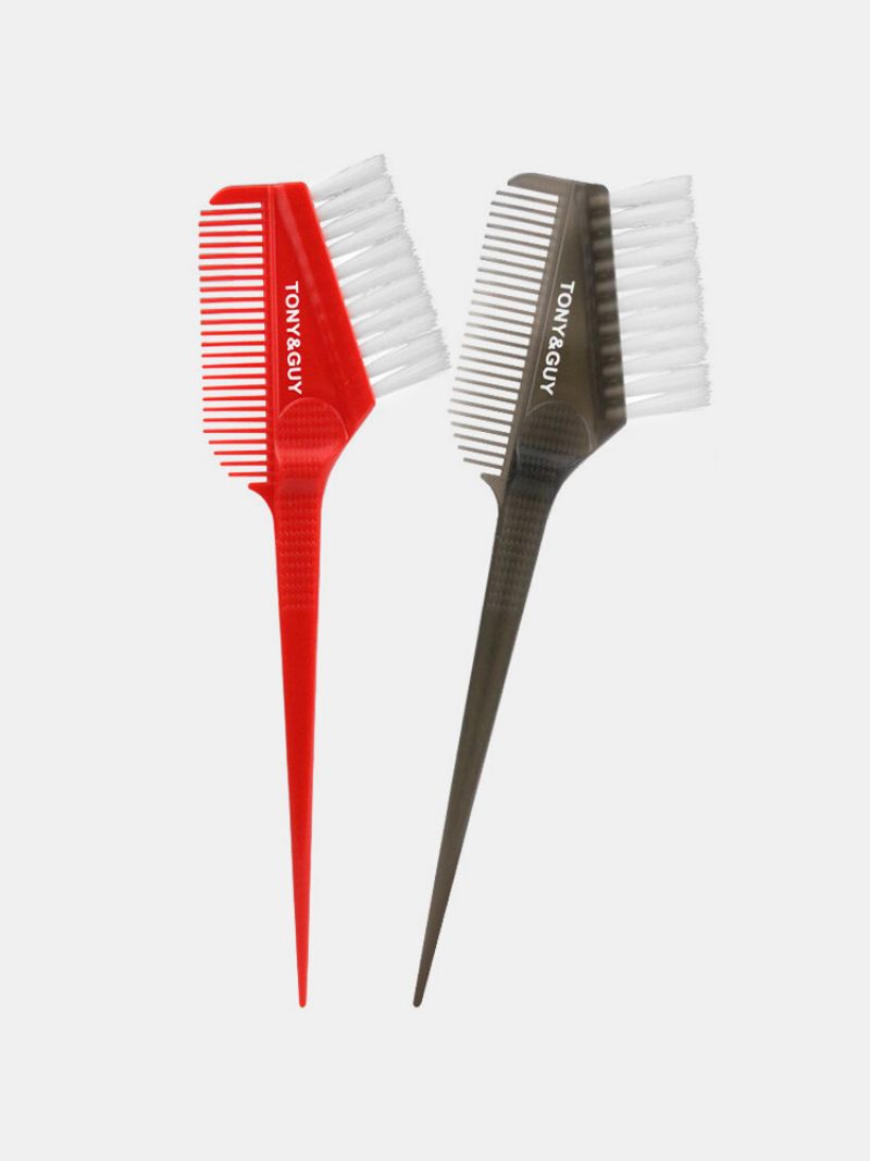 Dual Use Dye Hair Comb Salon Barber Dye Brush Frisørverktøy