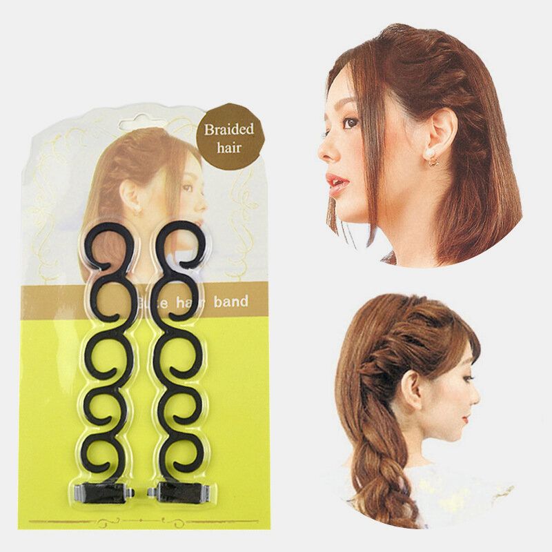 Lady French Hjemmebruk Hair Braiding Tool Twist Braider Portable Diy Frisør Styling