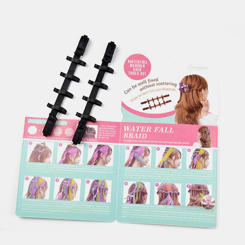 Lady French Hjemmebruk Hair Braiding Tool Twist Braider Portable Diy Frisør Styling