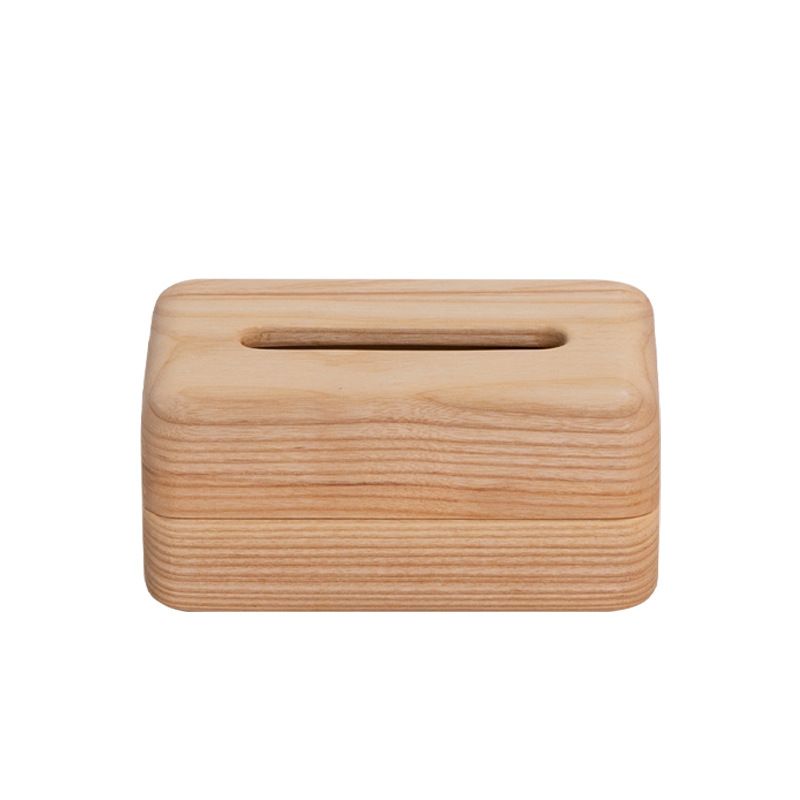 Creative Log Tissue Box White Voks Whole Wood Kitty Pumping Box Collection Bjørn Crown Kjeksform Med Kreativt Design