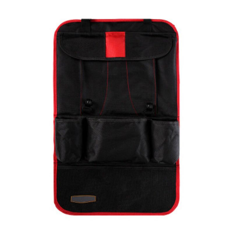 Auto Back Bilsete Bag Organizer Holder Multi Pocket Reiseoppbevaring Hengeveske