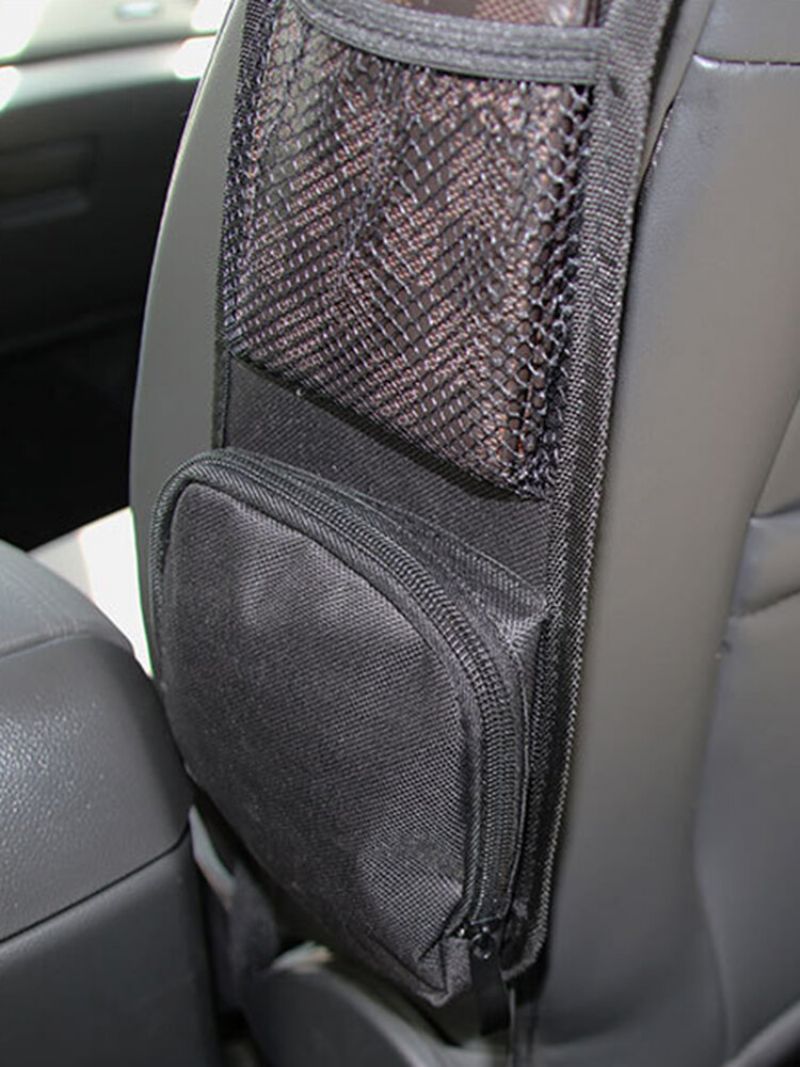 Bilsete Organizer Auto Sete Side Oppbevaring Hengende Bag Multi-pocket Drikke Holder Netting Lomme Bil Styling Telefonholder