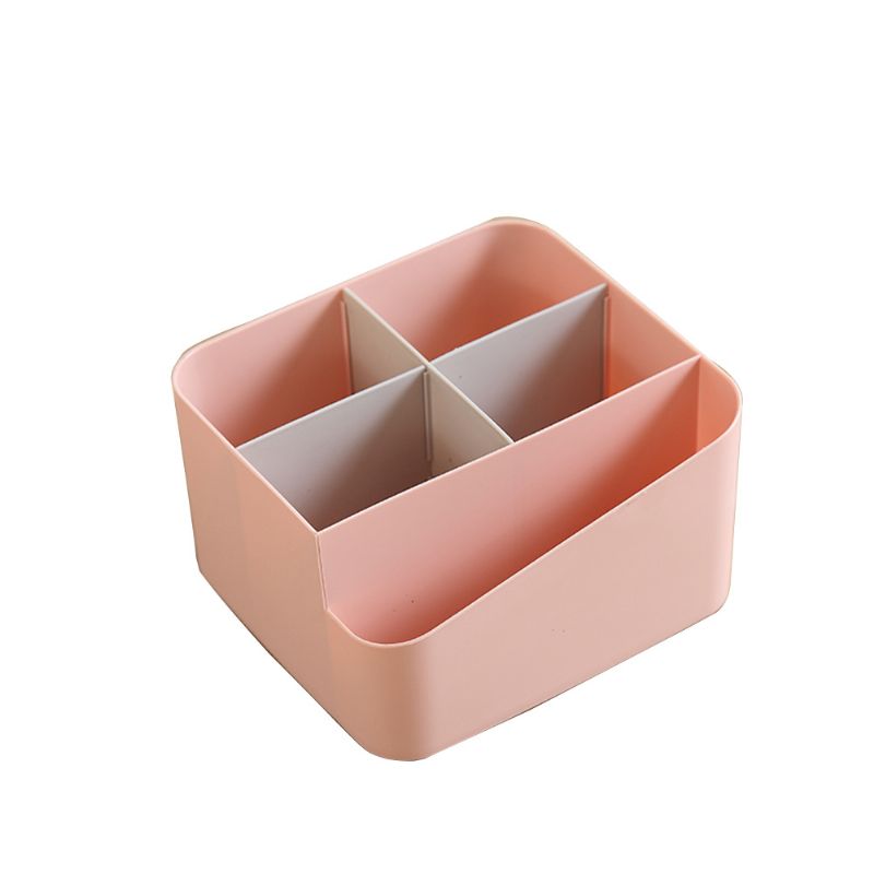 Husholdnings Multifunksjonelle Diverse Oppbevaringsboks Liten Størrelse Desktop Organizer Box Med Lokk