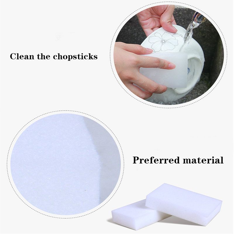 Magic Eraser Cleaning Pads Svamp Melamin Cleaner Baderomsrensekluter