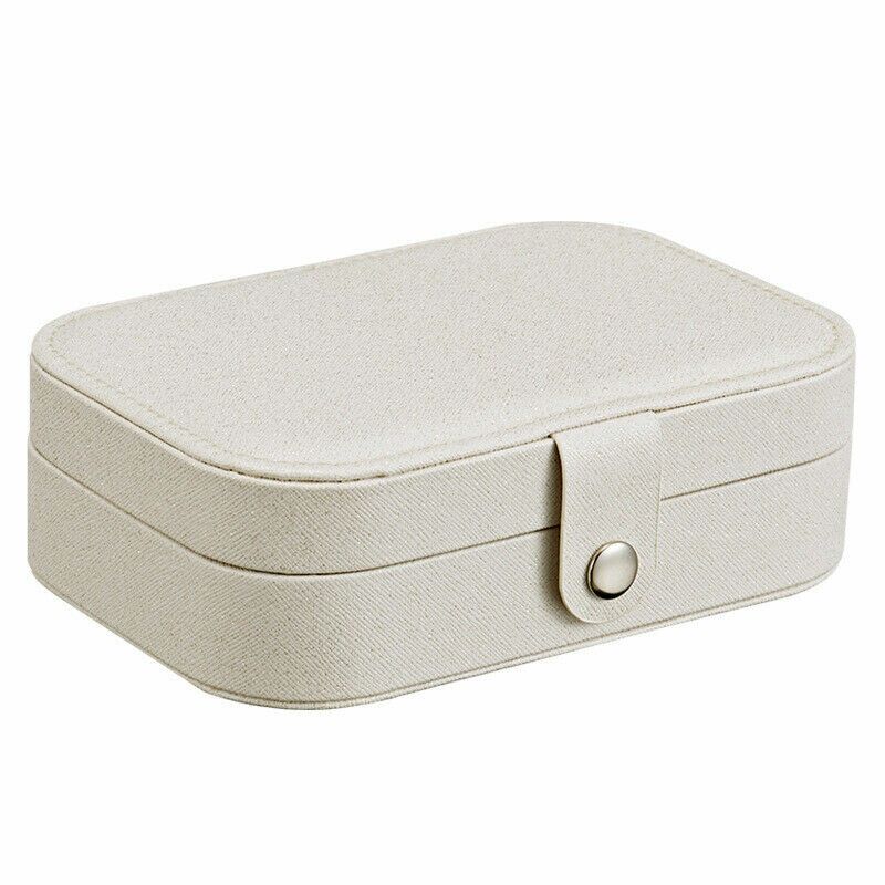 Øredobber Ring Smykker Vis Hjem Oppbevaringsboks Case Organizer Flanell Skuff Holder Bokser Kurver