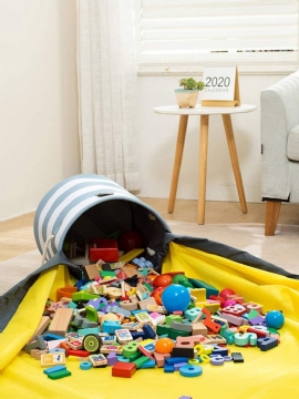 Quick Toy Oppbevaringsbøtte Bag For Barn Leketøy Organize Oppbevaringsveske