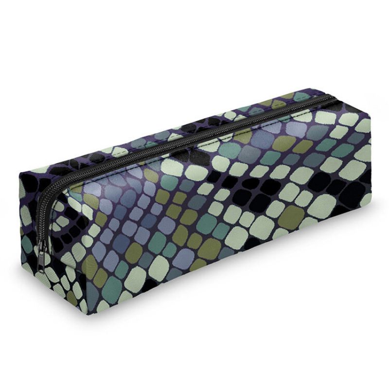 Snakeskin Penal Case 3d Digital Printing Makeup Pencil Bag Oppbevaringsveske