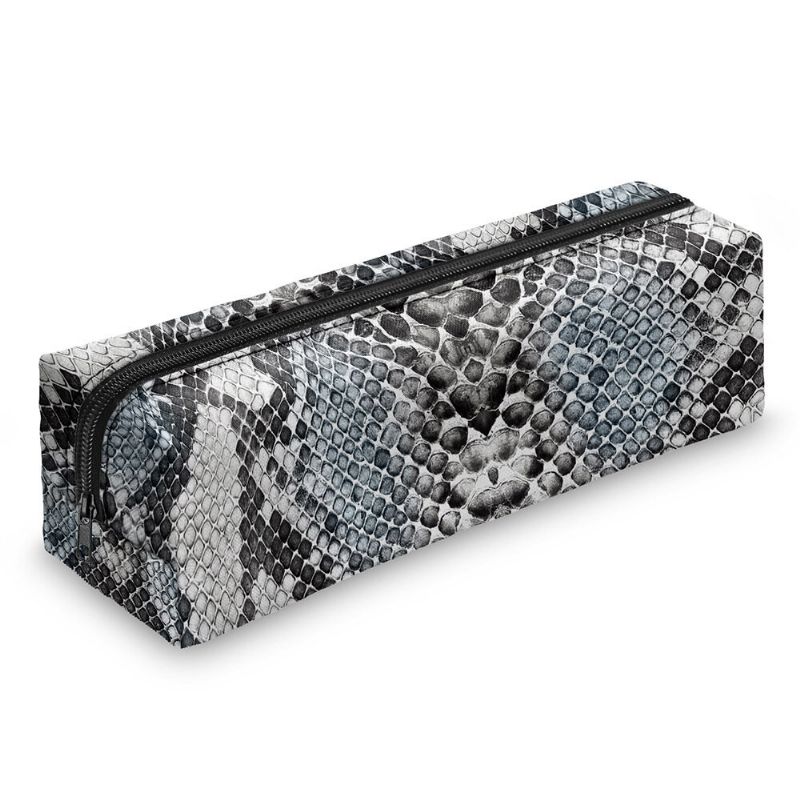 Snakeskin Penal Case 3d Digital Printing Makeup Pencil Bag Oppbevaringsveske