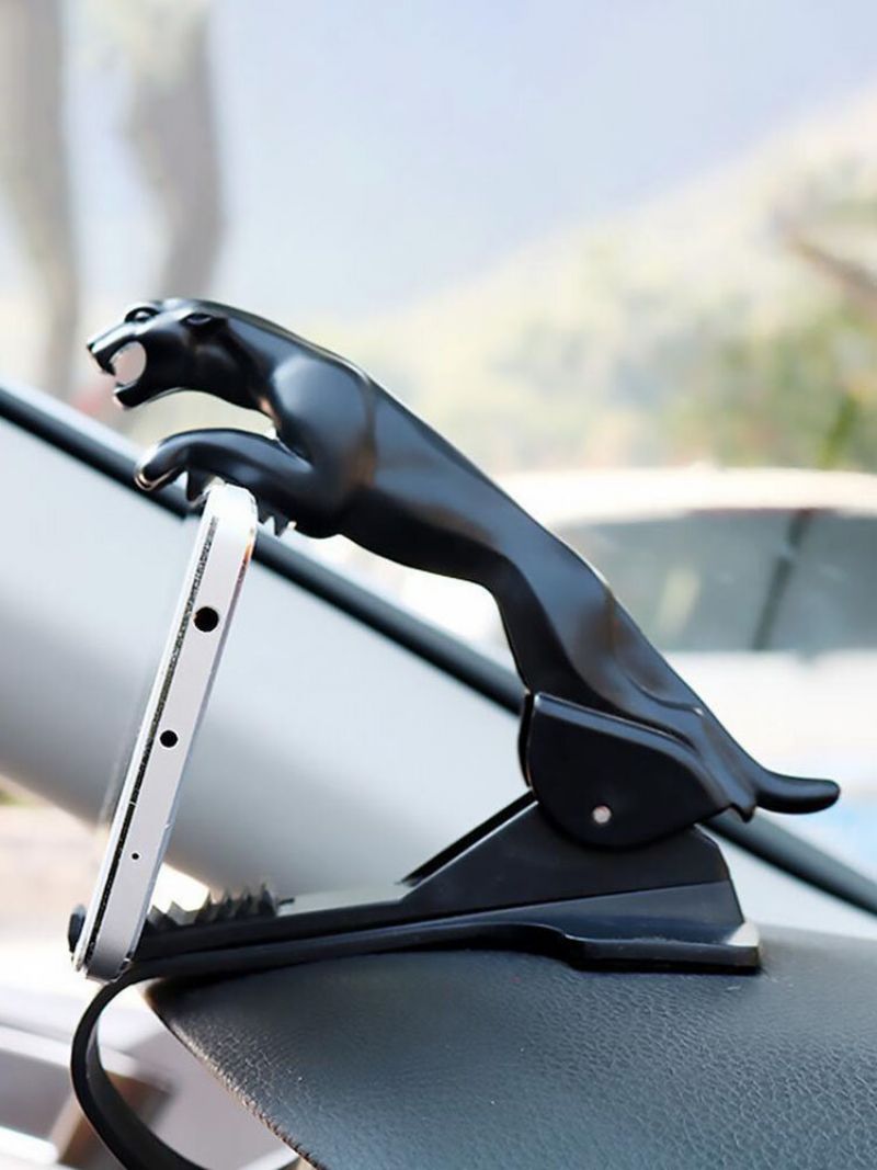 Universal Car Leopard Gps-navigasjon Dashboard Telefonholder 360-graders Telefonfeste Clip Stand Bracket