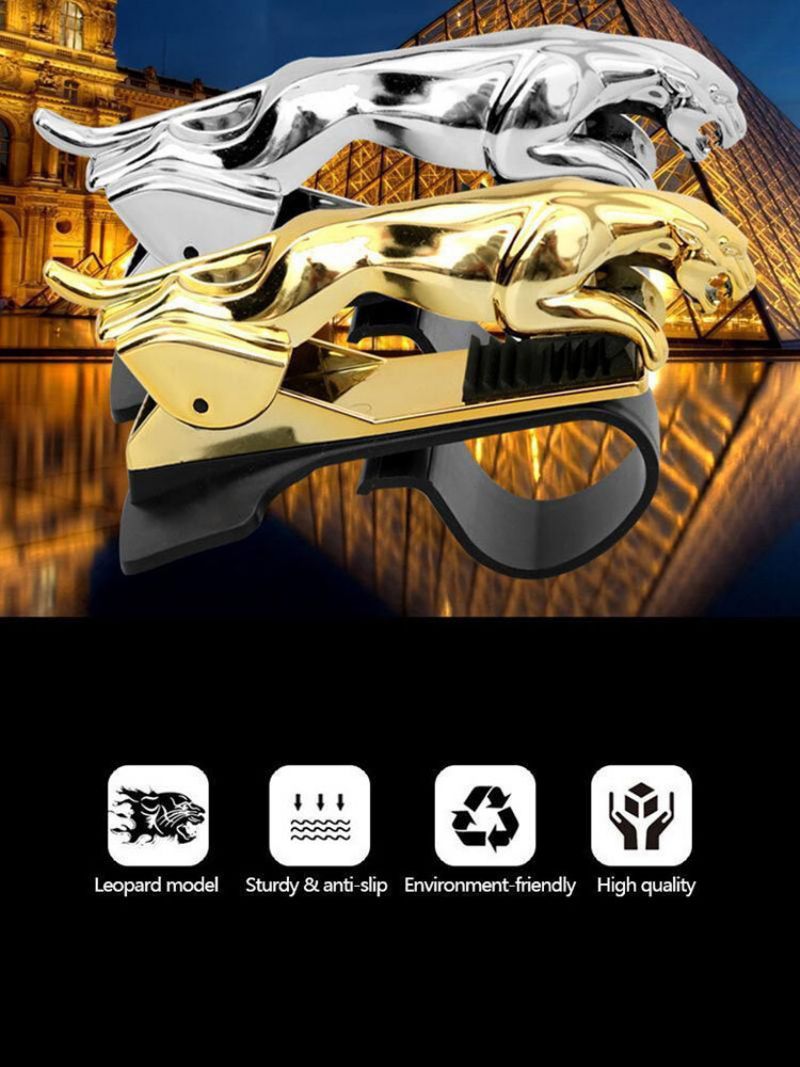 Universal Car Leopard Gps-navigasjon Dashboard Telefonholder 360-graders Telefonfeste Clip Stand Bracket