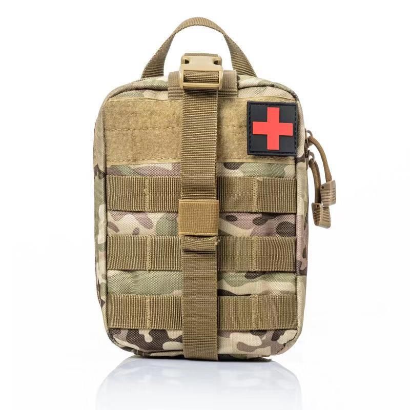 Utendørs Vanntett Bærbar Medisinsk Emergency Rescue Accessory Bag Multifunksjonell Camouflage Oxford Cloth Tactical Medical Bag