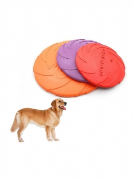 18cm Pet Dog Gummi Flytende Flying Disc Dyreprodukter Hundebittrening Myk