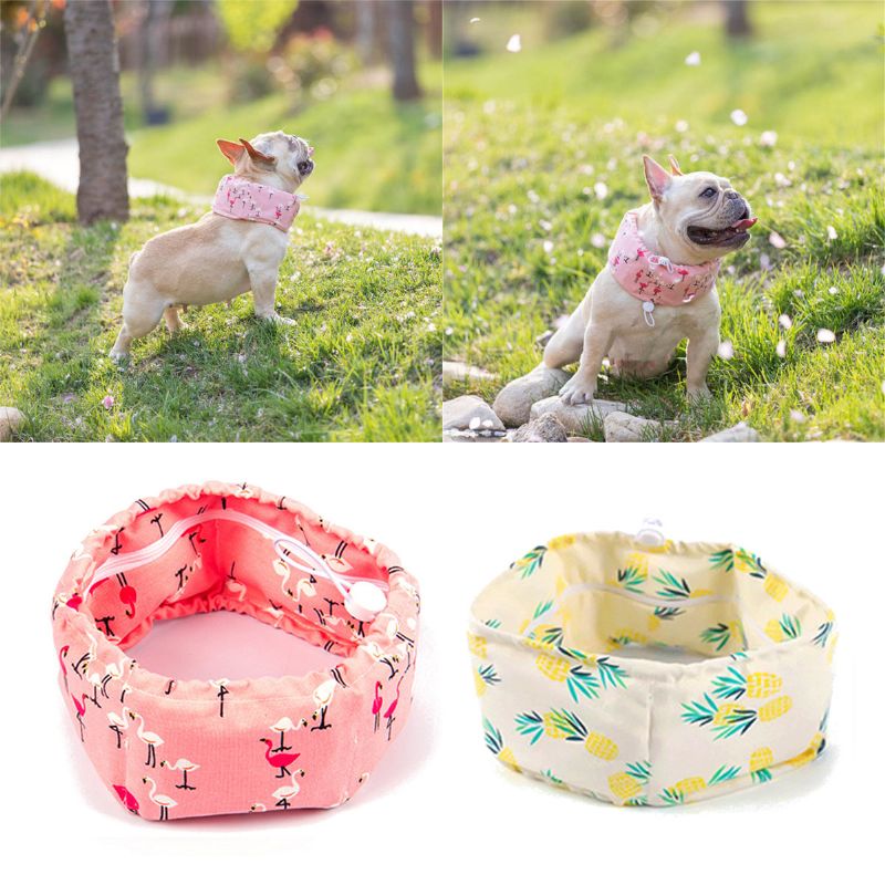 2 Farger Pet Dog Ice Skjerf Sommer Ice Collar Ice Bandana