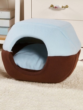 2 I 1 Cat Hund Cave Bed Vaskbar Dyreseng Myk Pet House Telt