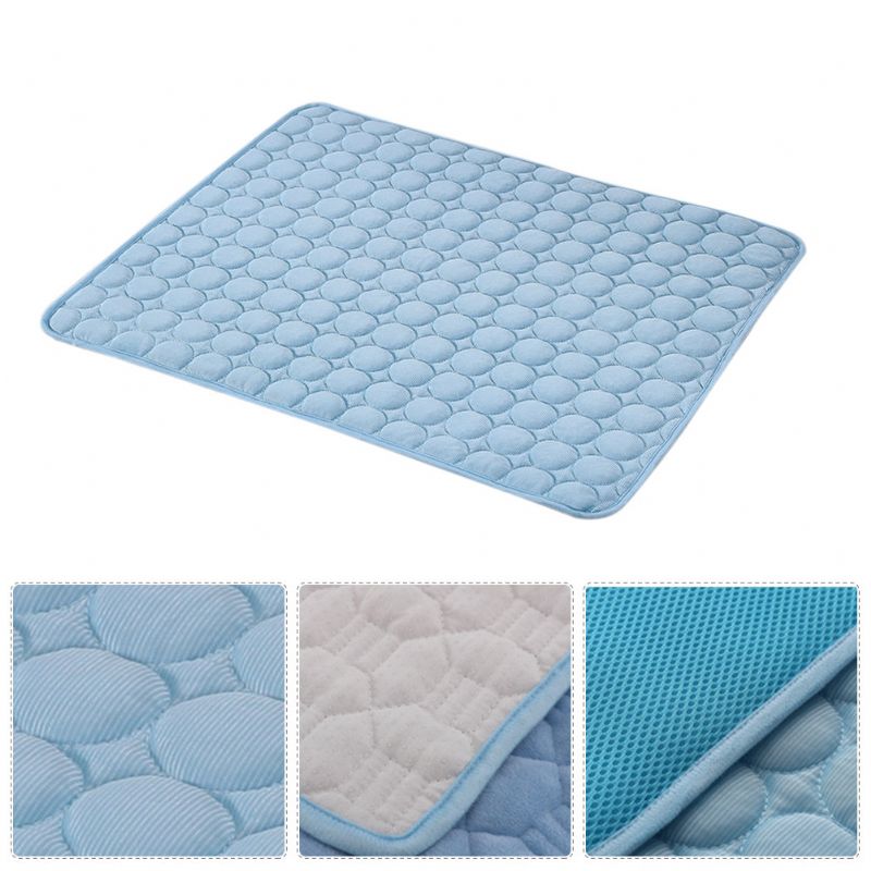 3 Farger Ice Silk Pet Sommer Kjølematte Hund Katt Ice Cool Mat Pad