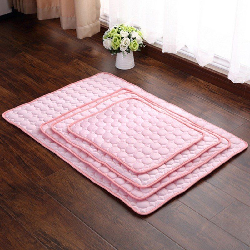 3 Farger Ice Silk Pet Sommer Kjølematte Hund Katt Ice Cool Mat Pad