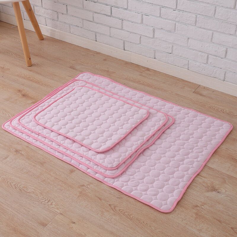 3 Farger Ice Silk Pet Sommer Kjølematte Hund Katt Ice Cool Mat Pad