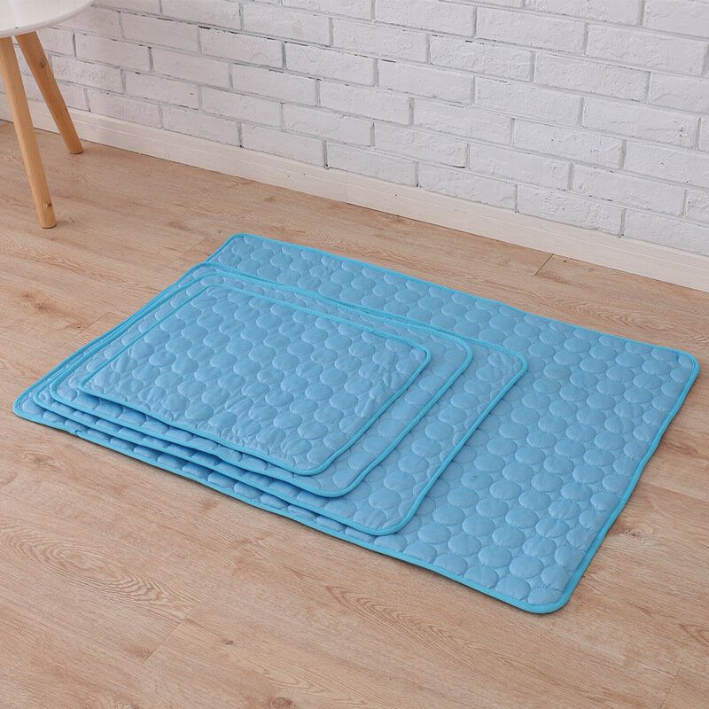 3 Farger Ice Silk Pet Sommer Kjølematte Hund Katt Ice Cool Mat Pad