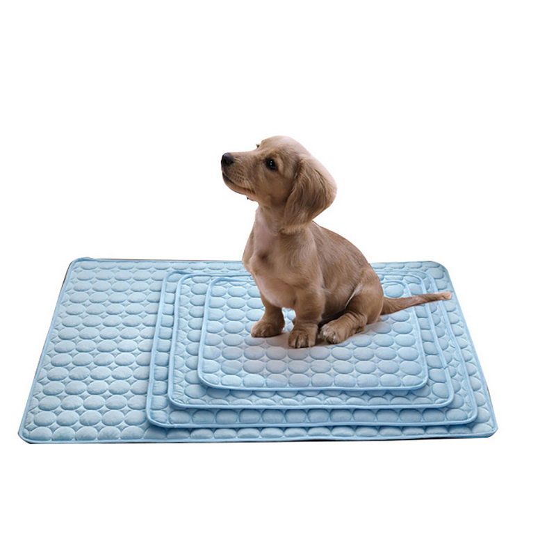 3 Farger Ice Silk Pet Sommer Kjølematte Hund Katt Ice Cool Mat Pad