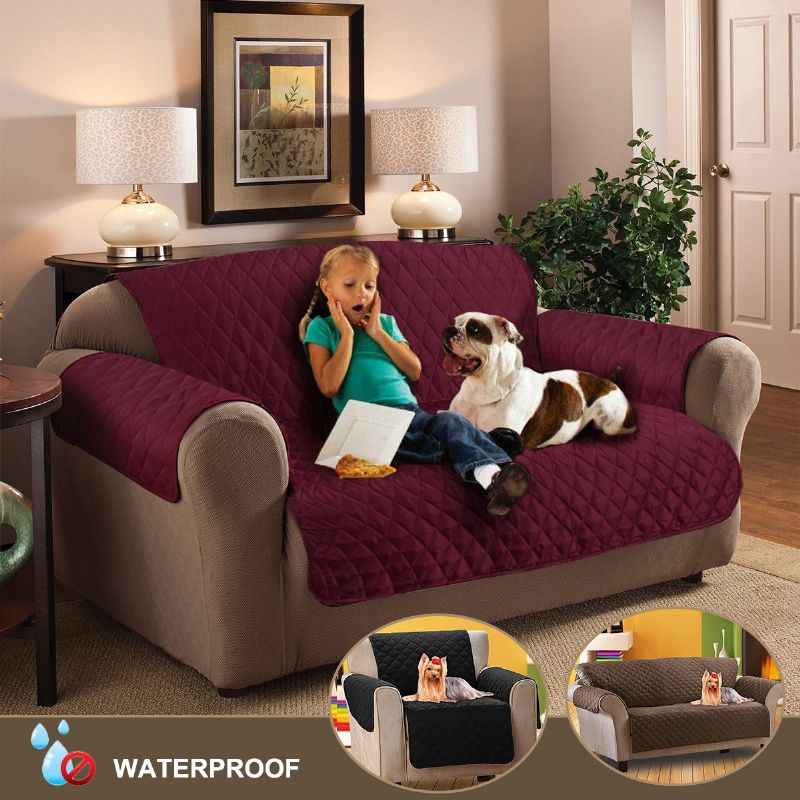 3 Farger Pet Sofa Pute Vanntett Protector Anti-ripe Matte