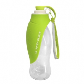 650 Ml Sport Portable Leaf Pet Hund Vannflaske Utvidbar Bpa-fri Silikon Reise Hundeflasker Bolle