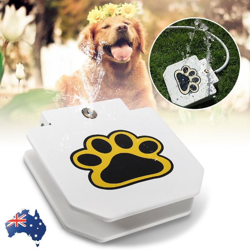 Automatisk Doggie Water Fontene Hunde Sprinkler Dispenser Paw Aktivert For Kjæledyr