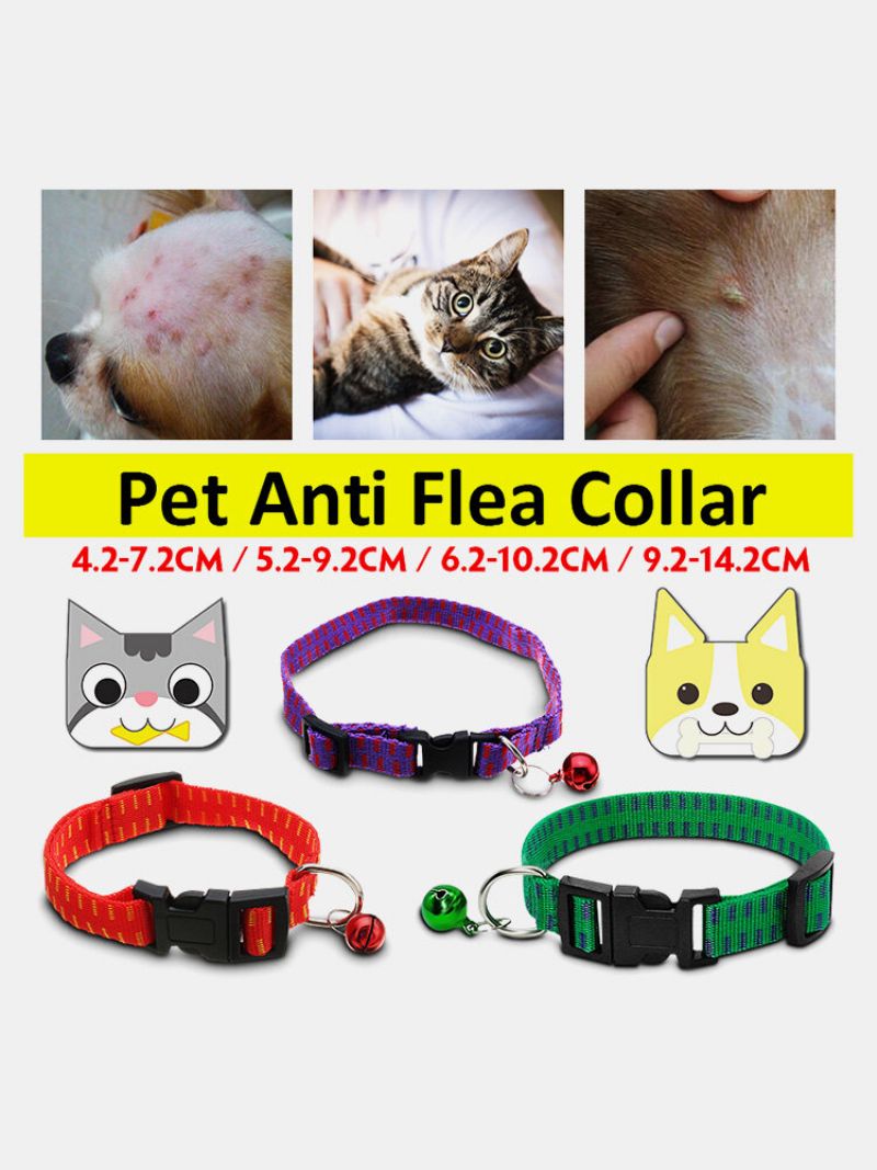 Cat Anti Flea Ring Dog Insect Bell Collar