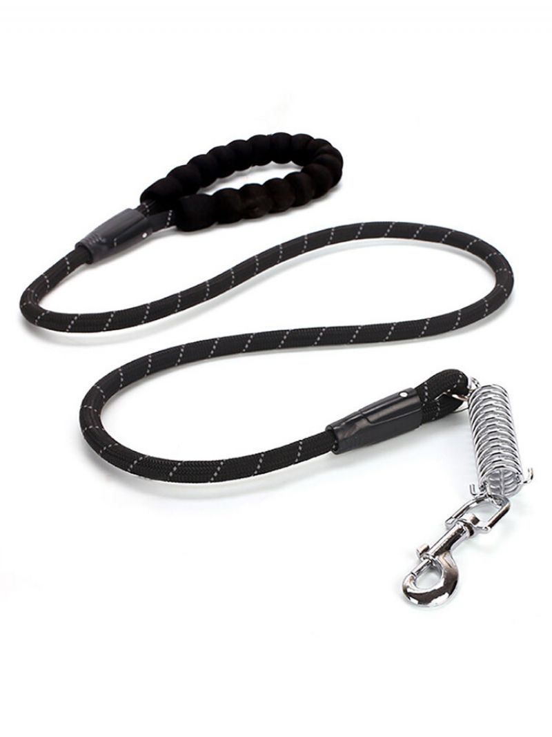 Eva Strong Nylon Reflekterende Pet Dog Leath Leash Med Beskyttende Deksel