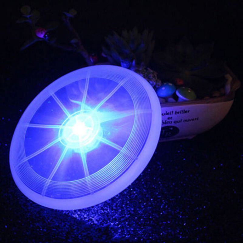 Flying Led Glow Disc Light Up Flashflight Night Outdoor Pet Hundeleker