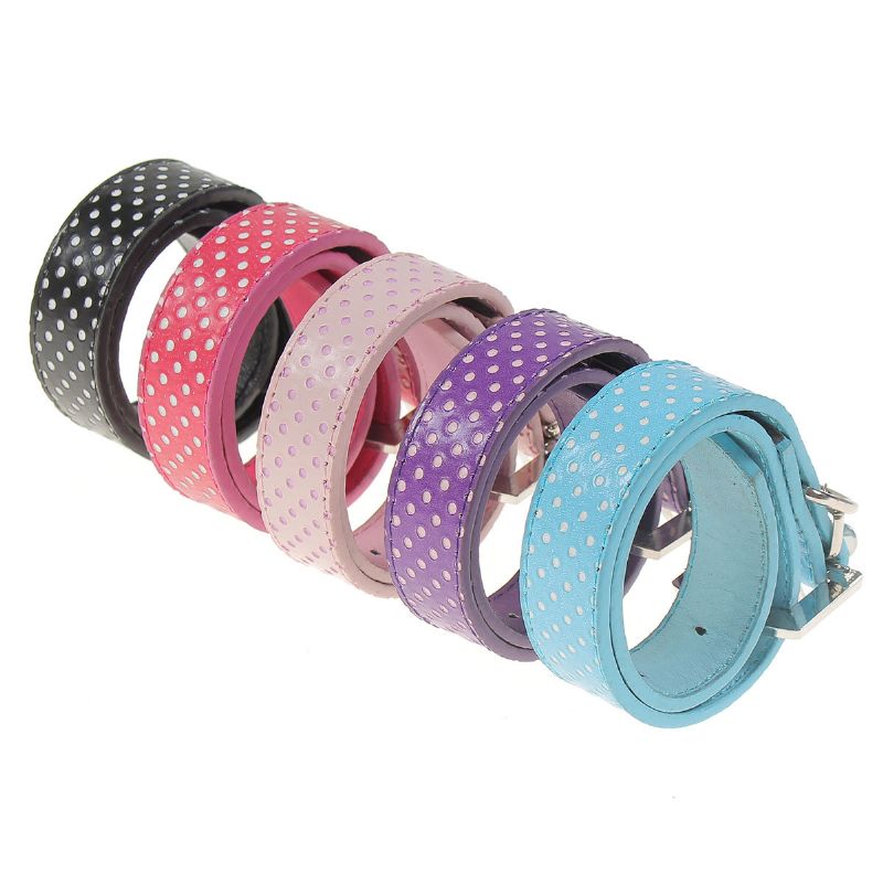 Justerbar Kjæledyrhund Pu Skinnhalsbåndspenne Puppy Bling Rhinestone Halsstropp