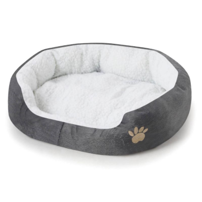 Kennel Ultra-myke Hundesenger Plysj Og Lam Cashmere Vaskbare Cute Peg Beds