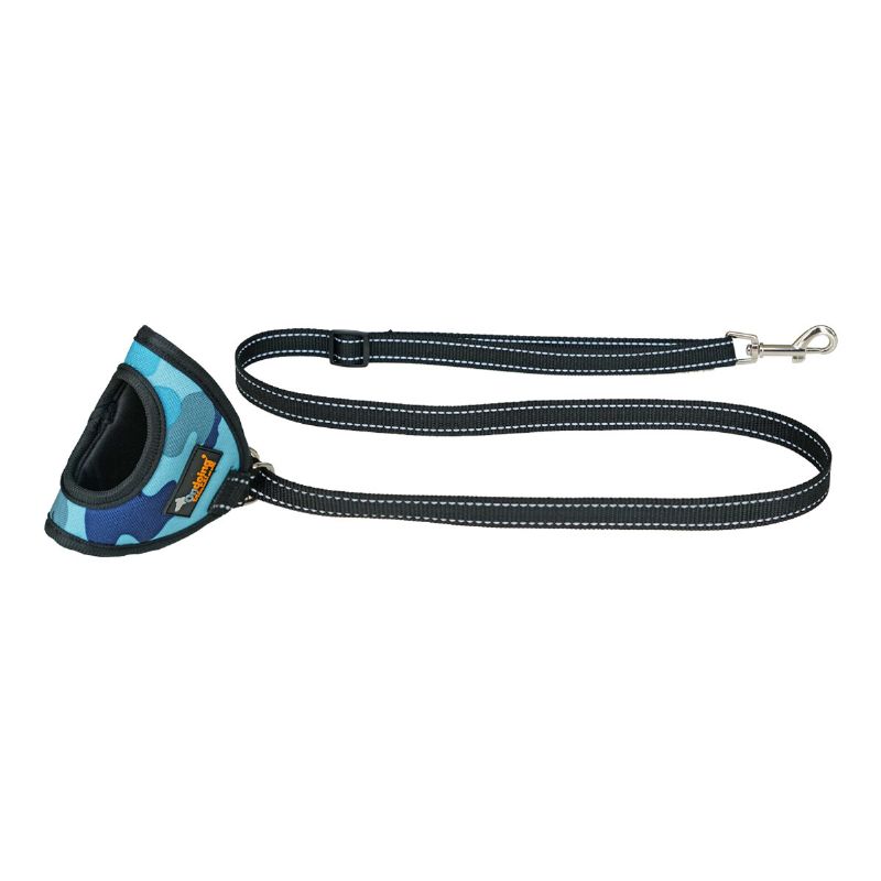 Ondoing Dog Leash Polstret Håndtak Hunde Training Reflekterende Webbing Heavy Duty