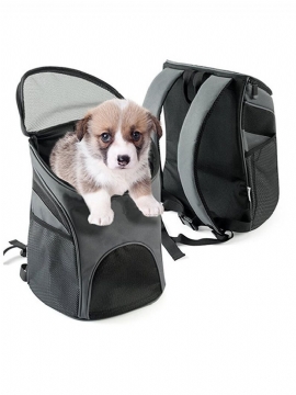 Pet Carrier Premium Travel Outdoor Mesh Ryggsekk Bæreveske Tilbehør Hund Katt Kanin Små Kjæledyr Bur